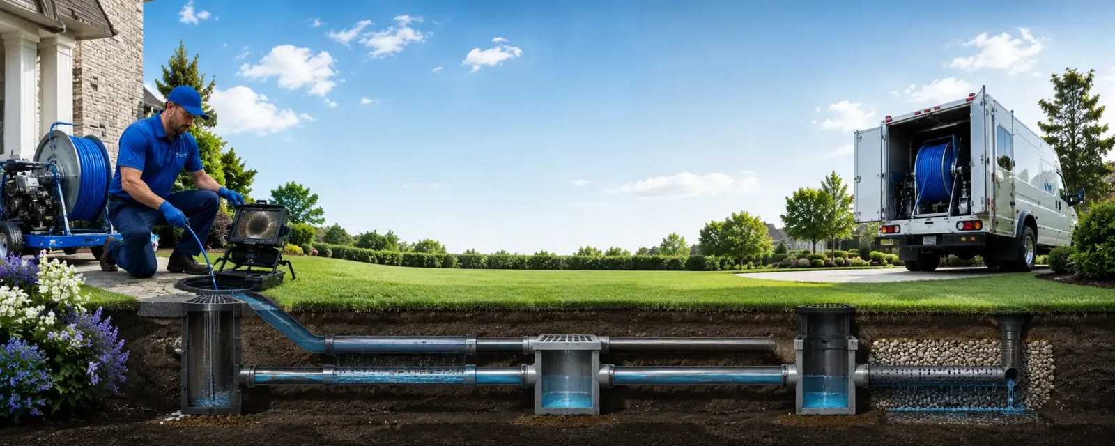 Outdoor drain cleaning information for Pittsboro, NC